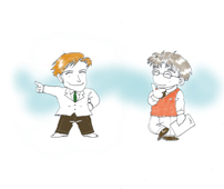 この絵は篠崎まこと先生に書いていただきました